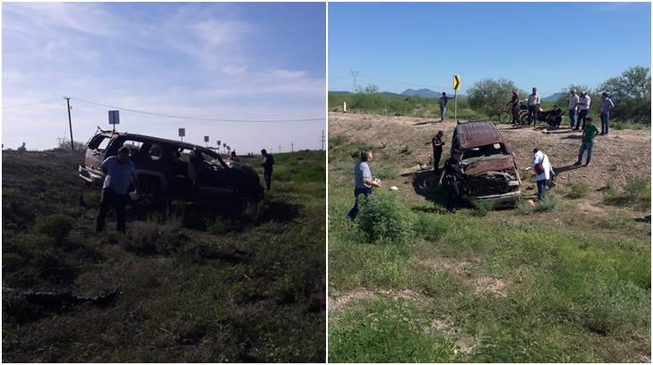 AUDIO | Un muerto y 4 lesionados dejó un volcamiento sobre la carretera Navojoa-Los Mochis