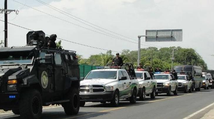 Grupo de sicarios despoja de sus armas a elementos de la Policía en Chiapas