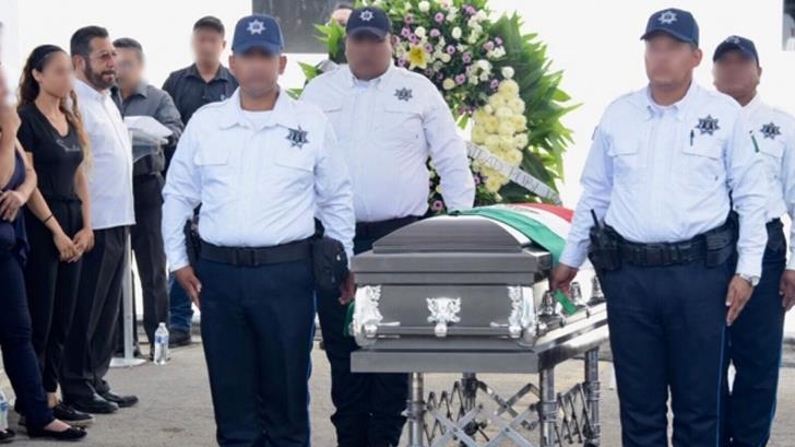 Despiden con honores a policía de Tamaulipas muerto tras ataque