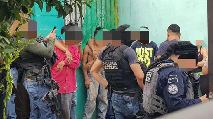 Policía Federal detiene a 10 presuntos tiradores en la Nuevo Hermosillo