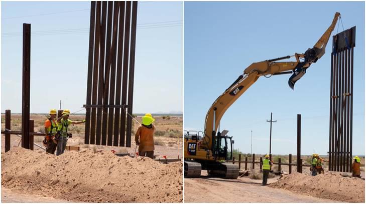 AUDIO | Instalan nueva valla fronteriza en Lukeville frontera con Sonoyta