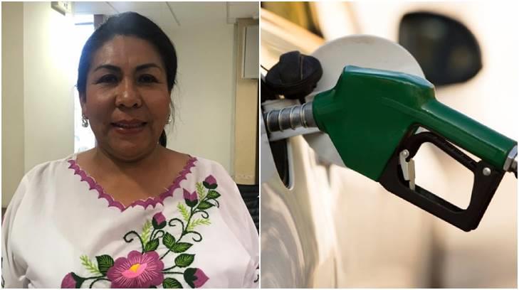 Benita Aldama ya opera como alcaldesa de Bácum y en HMO se vendió el litro de diésel más caro