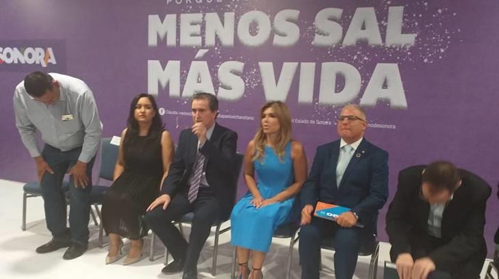 La Gobernadora Claudia Pavlovich inicia la campaña Menos Sal, Más Vida