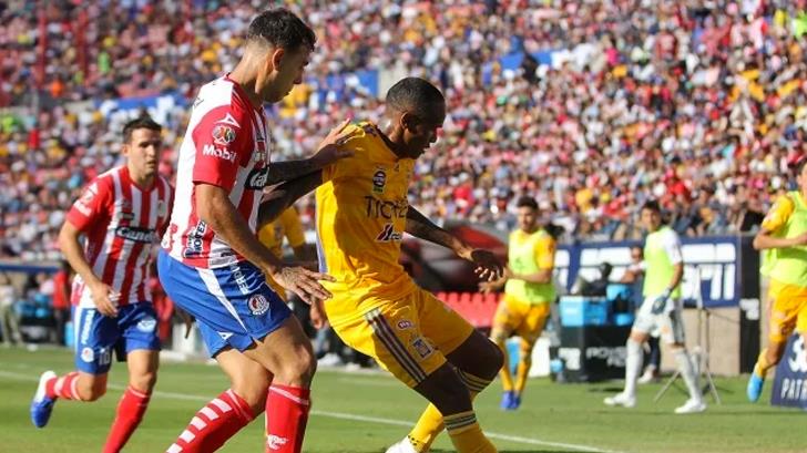 Atlético San Luis y Tigres empatan 1-1 en el Alfonso Lastras