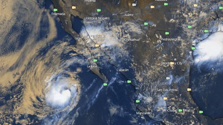Prevén lluvias fuertes a muy fuertes en Sonora, BCS, Sinaloa, Chihuahua y Durango