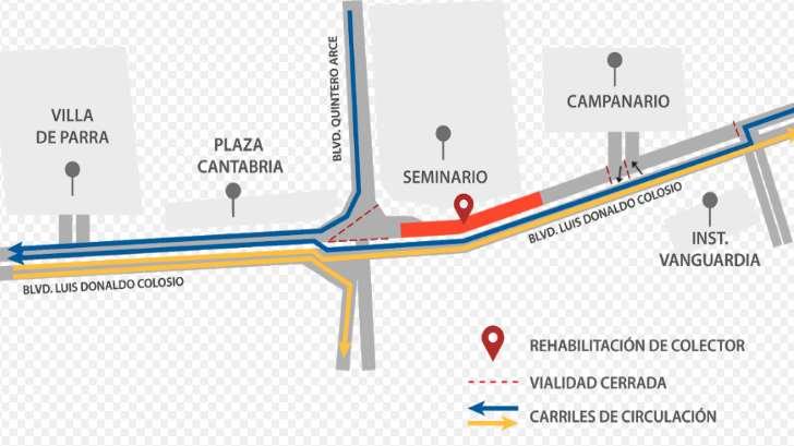 Tránsito Municipal apoyará con el operativo vial en el bulevar Colosio