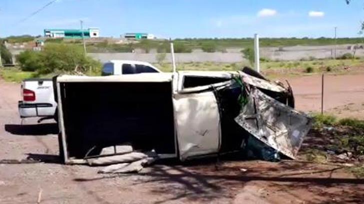 Volcamiento al Norte de Guaymas deja una persona lesionada