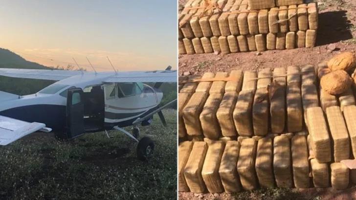 La Sedena asegura 449 kilos de marihuana y una avioneta en Cajeme