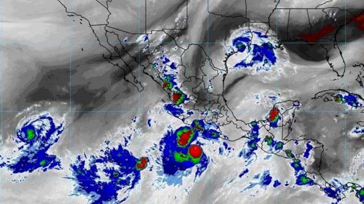 Lorena y Mario dejarán lluvias intensas en 9 estados, entre ellos Sonora
