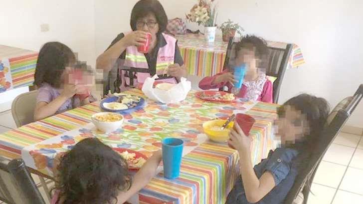 Rescatan a 5 niñas en situación de abandono en Empalme