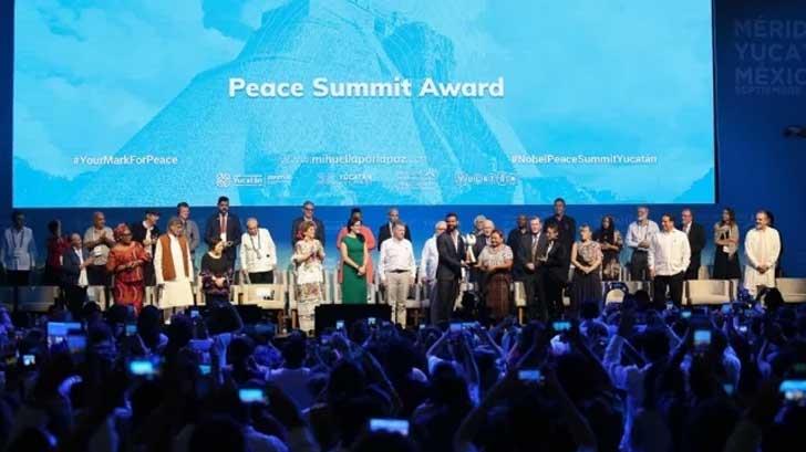 Premios Nobel presentan la Declaratoria Yucatán por la Paz