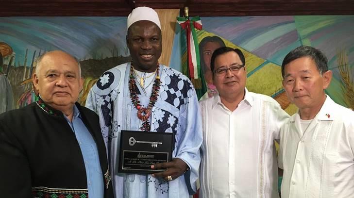 El municipio de Cajeme nombra visitante distinguido al príncipe de Camerún