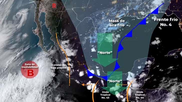 Suspenden clases en 12 municipios de Sonora ante el pronóstico de lluvias