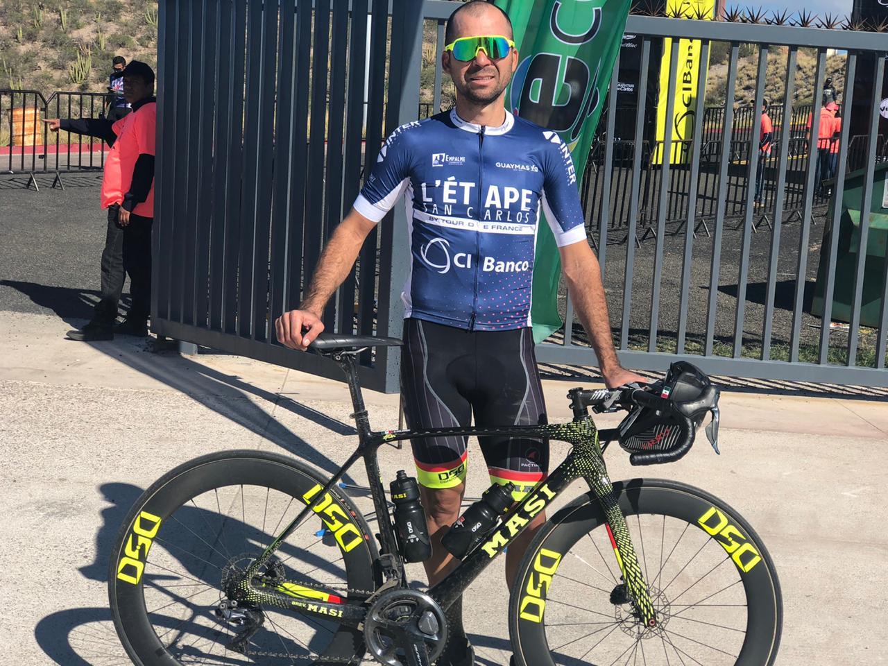 David Salomón, ganador de la categoría 130 Km de la Etapa San Carlos By Le Tour France
