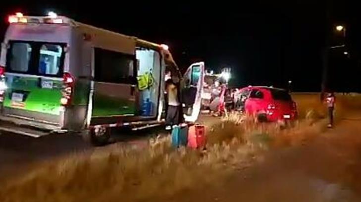 Aparatoso accidente sobre bulevar Manlio Fabio Beltrones en San Carlos