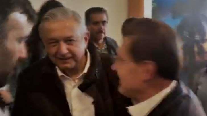 ‘Puntualito’ llegó López Obrador a Durango, dice gobernador Rosas Aispuro