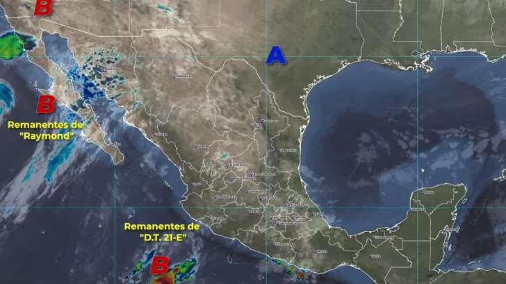 Pronostican lluvias muy fuertes en Sonora, Chihuahua, Durango y Sinaloa