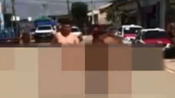 Desnudan a “robavacas” en Veracruz