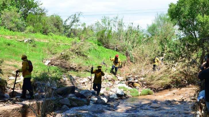Desaparece una mujer tras caer a un arroyo en Nogales