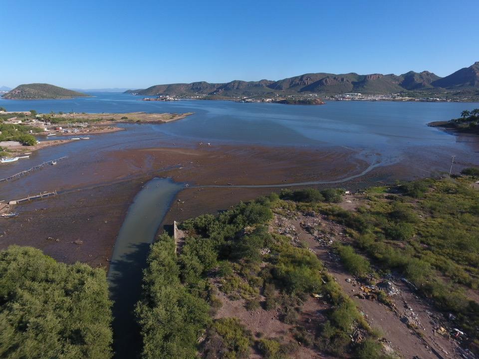 Aguas negras convierten a Guaymas en un muladar