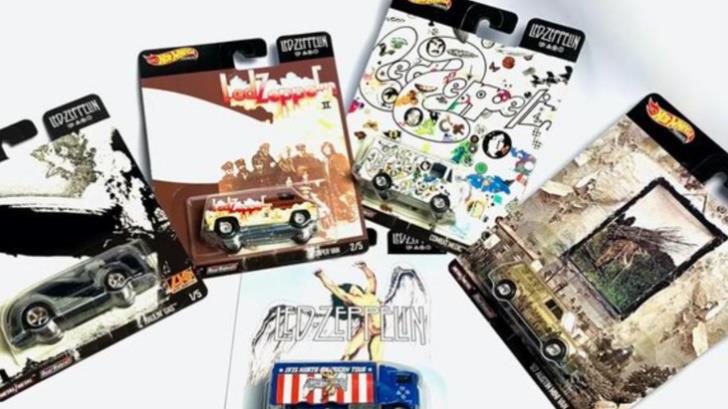 Hot Wheels rinde homenaje a Led Zeppelin con 5 modelos