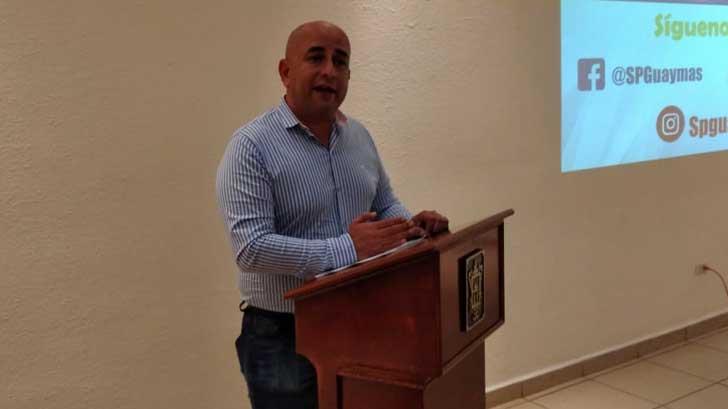Secretario de Seguridad de Guaymas presenta informe de trabajo