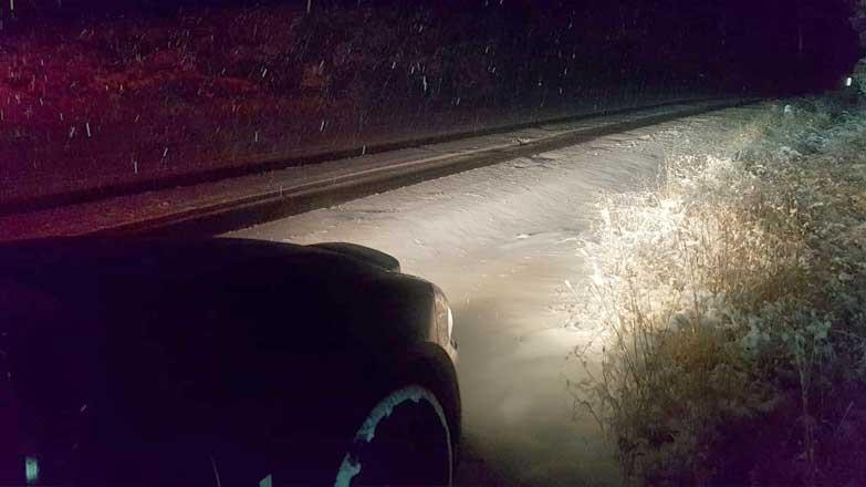 Nevadas provocan cierre de caminos en Sonora