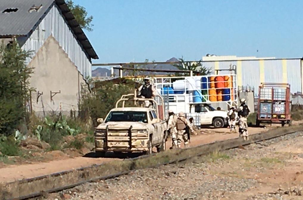 Elementos de seguridad resguardan las colonias Palo Verde y Parque Industrial