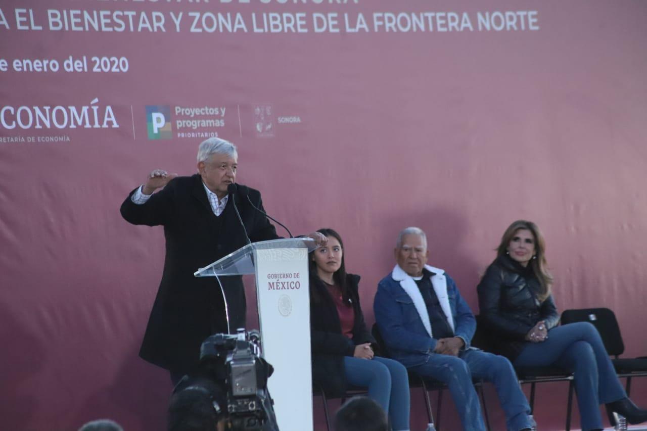López Obrador anuncia construcción de Universidad en Agua Prieta