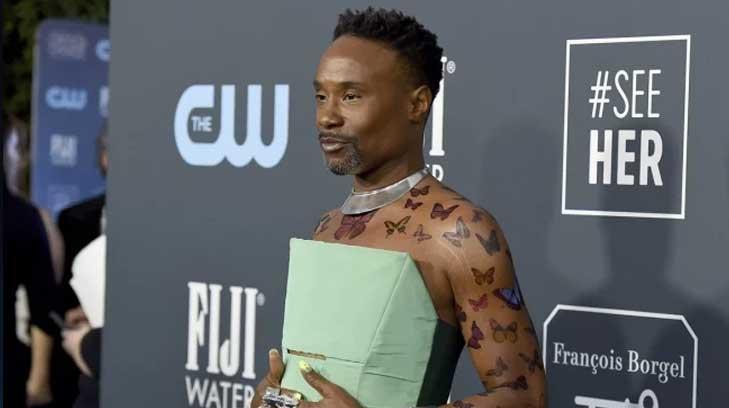 Billy Porter luce como Salma Hayek en los Critic´s Choice Awards