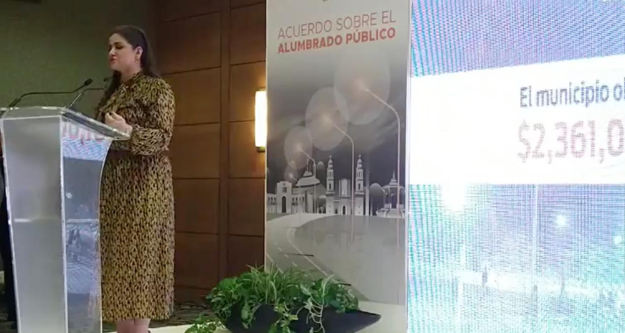 EN VIVO | Alcaldesa da declaraciones sobre acuerdo al alumbrado público