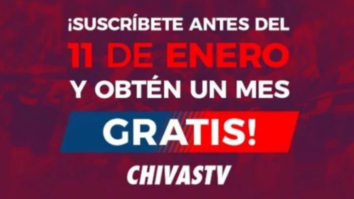 Los partidos del Guadalajara, sólo por Chivas TV