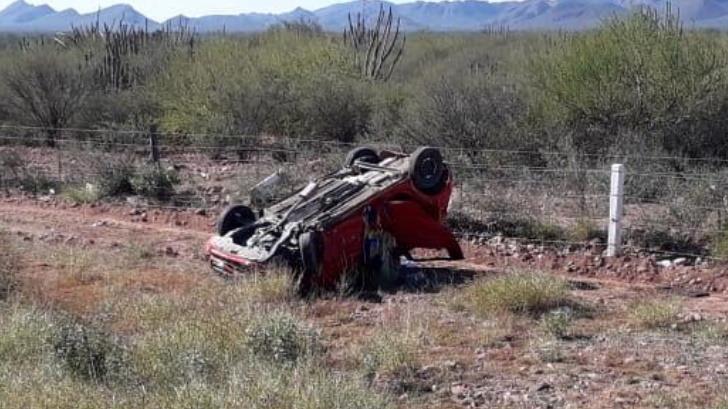 Accidente en la carretera Hermosillo-Guaymas deja dos muertos