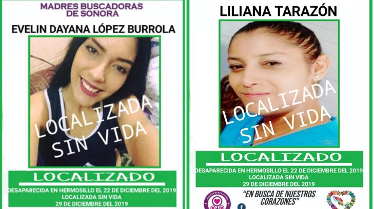 Confirman que los cuerpos encontrados en La Colorada son de Evelyn y Liliana