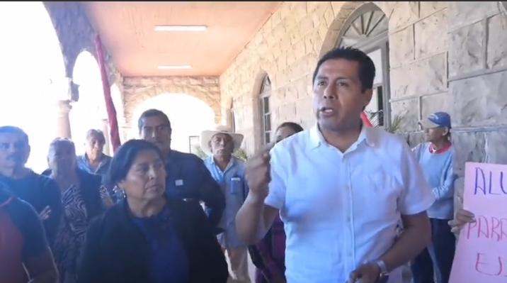 Miembros de la organización ‘Antorcha Campesina’, se manifiestan en Guaymas