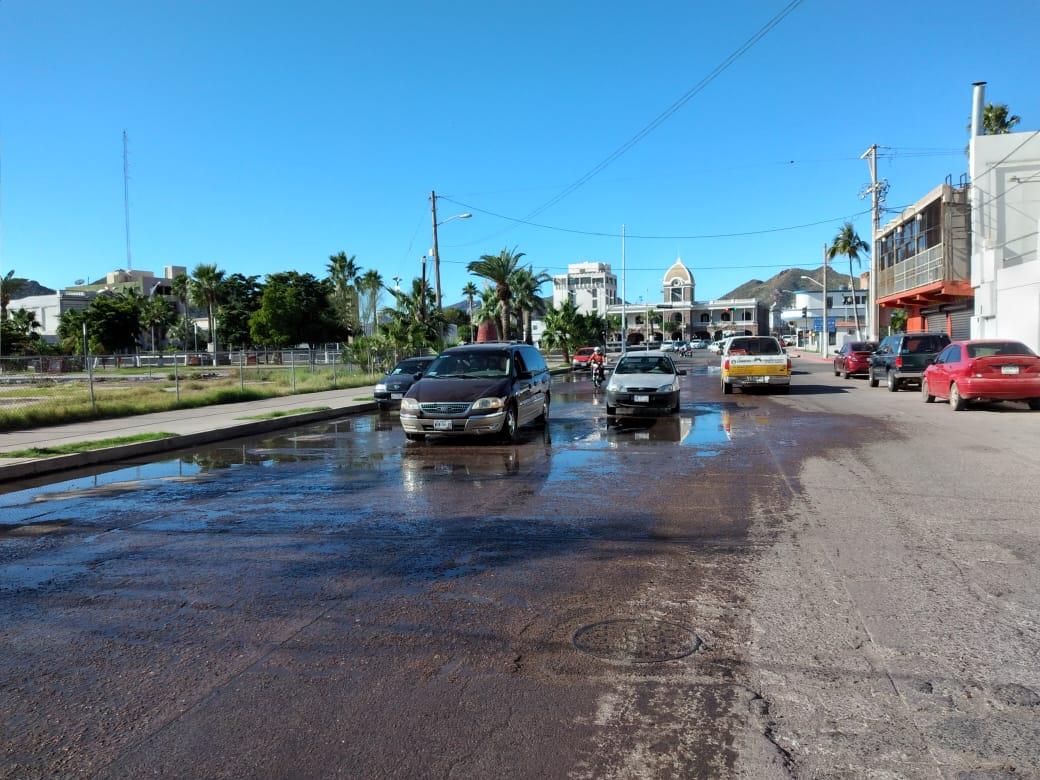 Denuncian malas vialidades a diez días de que arribe el crucero al puerto de Guaymas