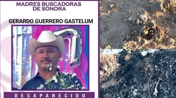 Restos encontrados por Madres Buscadoras el 20 de octubre eran de Gerardo Guerrero