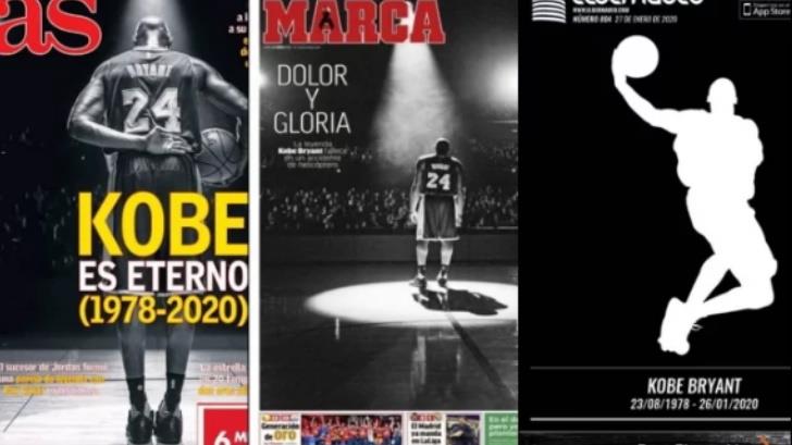 Las emotivas portadas por el fallecimiento de Kobe Bryant