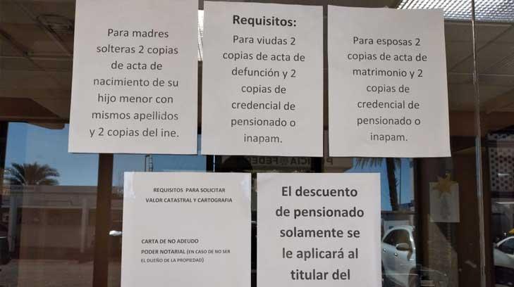 Sorprende a contribuyentes nuevos requisitos para solicitar descuentos en pago de impuestos