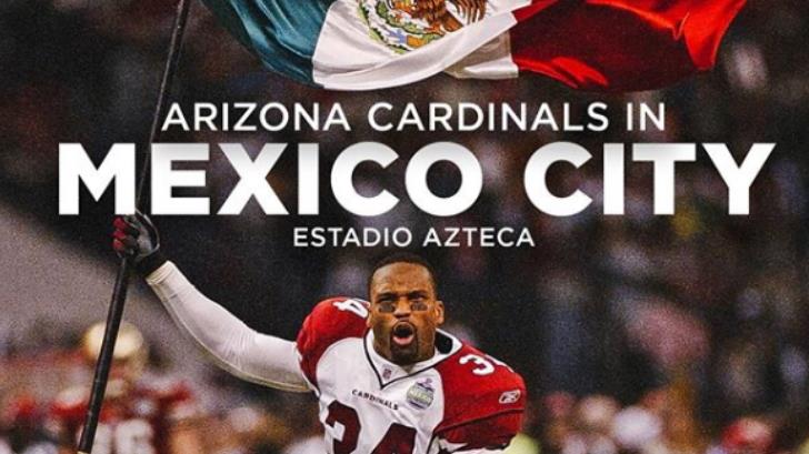 Cardinals de Arizona jugarán en el Estadio Azteca