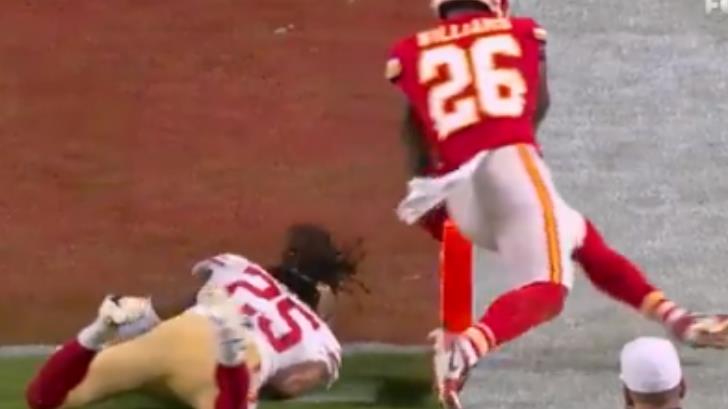 El polémico touchdown de los Chiefs