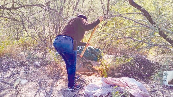Tétrico hallazgo; encuentran restos humanos semienterrados en el valle de Guaymas-Empalme