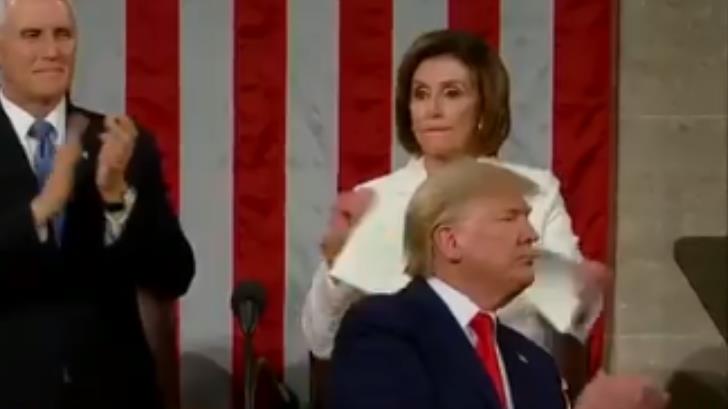 Casa Blanca responde a Nancy Pelosi tras romper discurso de Trump