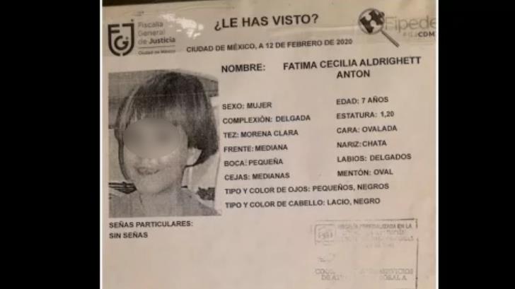 Ofrecen 2 mdp de recompensa por asesinos de niña Fátima
