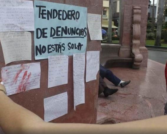 Universitarias protestan y denuncian en Culiacán casos de acoso sexual