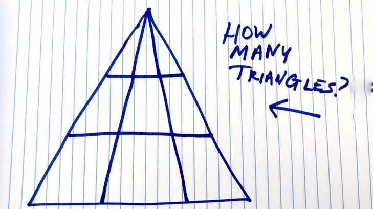 El nuevo reto rompecabezas: ‘¿Cuántos triángulos ves?’