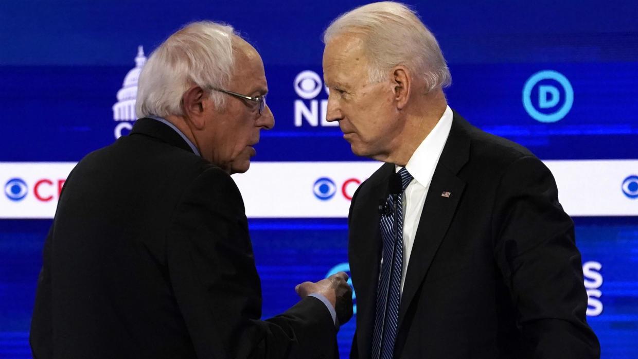 Se la juega Sanders a Biden rumbo a debate