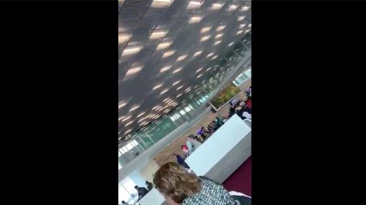 A ritmo de “cielito lindo” mexicanos se hacen notar en el aeropuerto de Francia