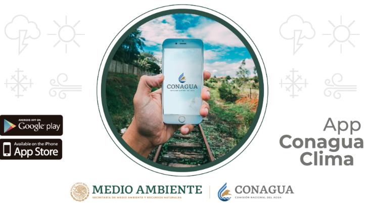 Conagua lanza app para consultar el clima