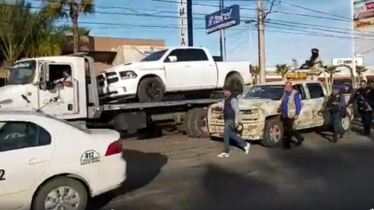 Decomisan auto en Nogales tras persecución de película